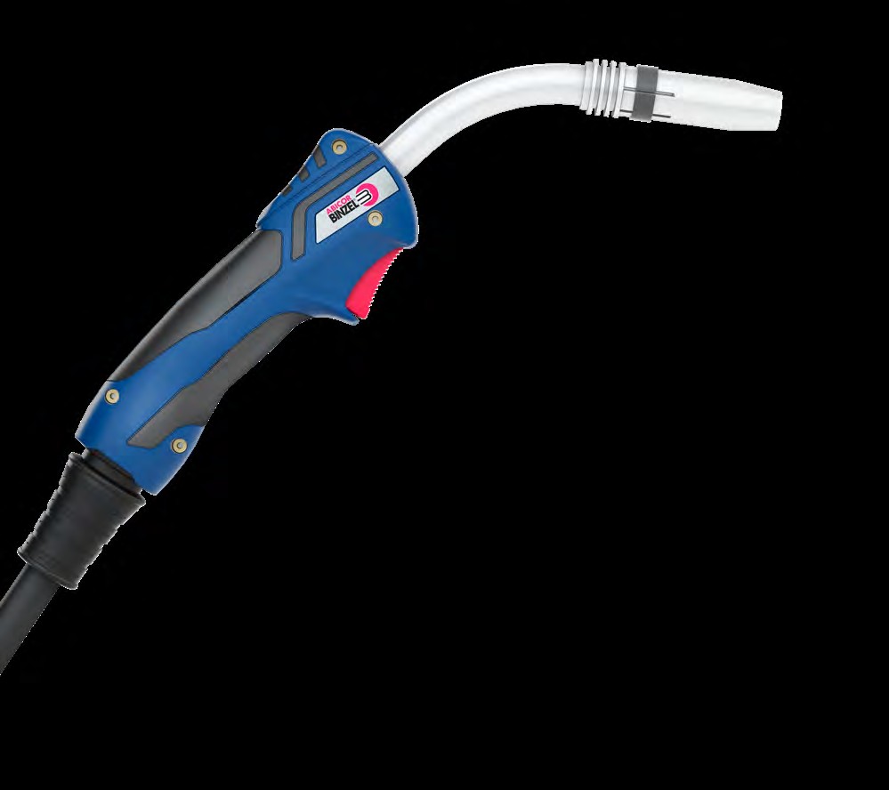 MB EVO 24 (torch complete 5 m) — front view — ABICOR BINZEL — MIG/MAG Welding Torches