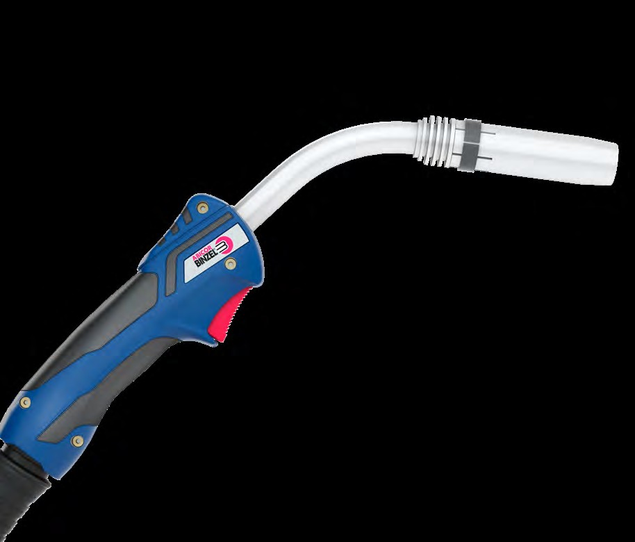 MB EVO 36 (torch complete 3 m) — front view — ABICOR BINZEL — MIG/MAG Welding Torches