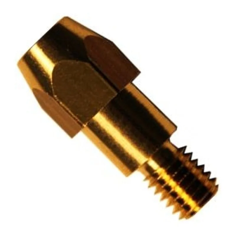 MB EVO PRO 24 / 26 / 36 — contact tip holder (10 pcs.) (M6 for PRO 26) — front view — ABICOR BINZEL — Welding Torch Wear Parts & Spares