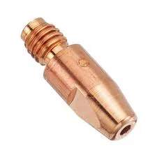 MB EVO PRO 401 D / 501 D — contact tip CuCrZr Ø 1.6 (10 pcs.) (Ø 1.6 M6 for PRO 401 D) — front view — ABICOR BINZEL — Welding Torch Wear Parts & Spares
