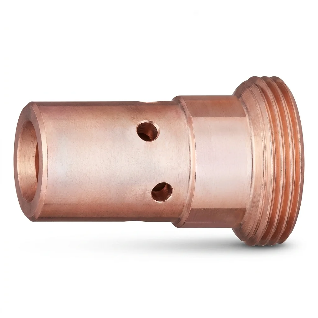 MB EVO PRO 401 D / 501 D — contact tip holder (10 pcs.) (M8 (CuCrZr)) — front view — ABICOR BINZEL — Welding Torch Wear Parts & Spares