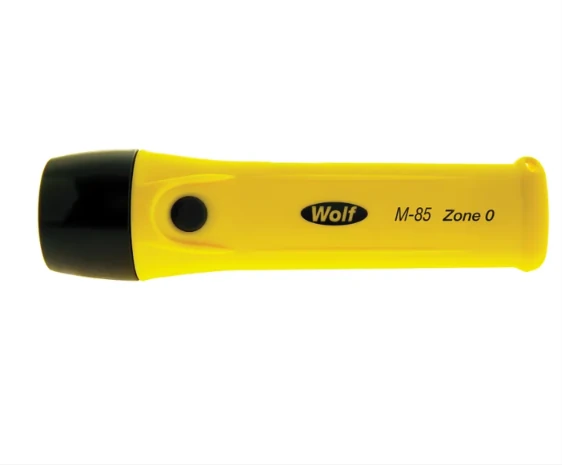 Wolf Safety MIDI TORCH portable ATEX lighting with durable, explosion-proof design for hazardous areas
