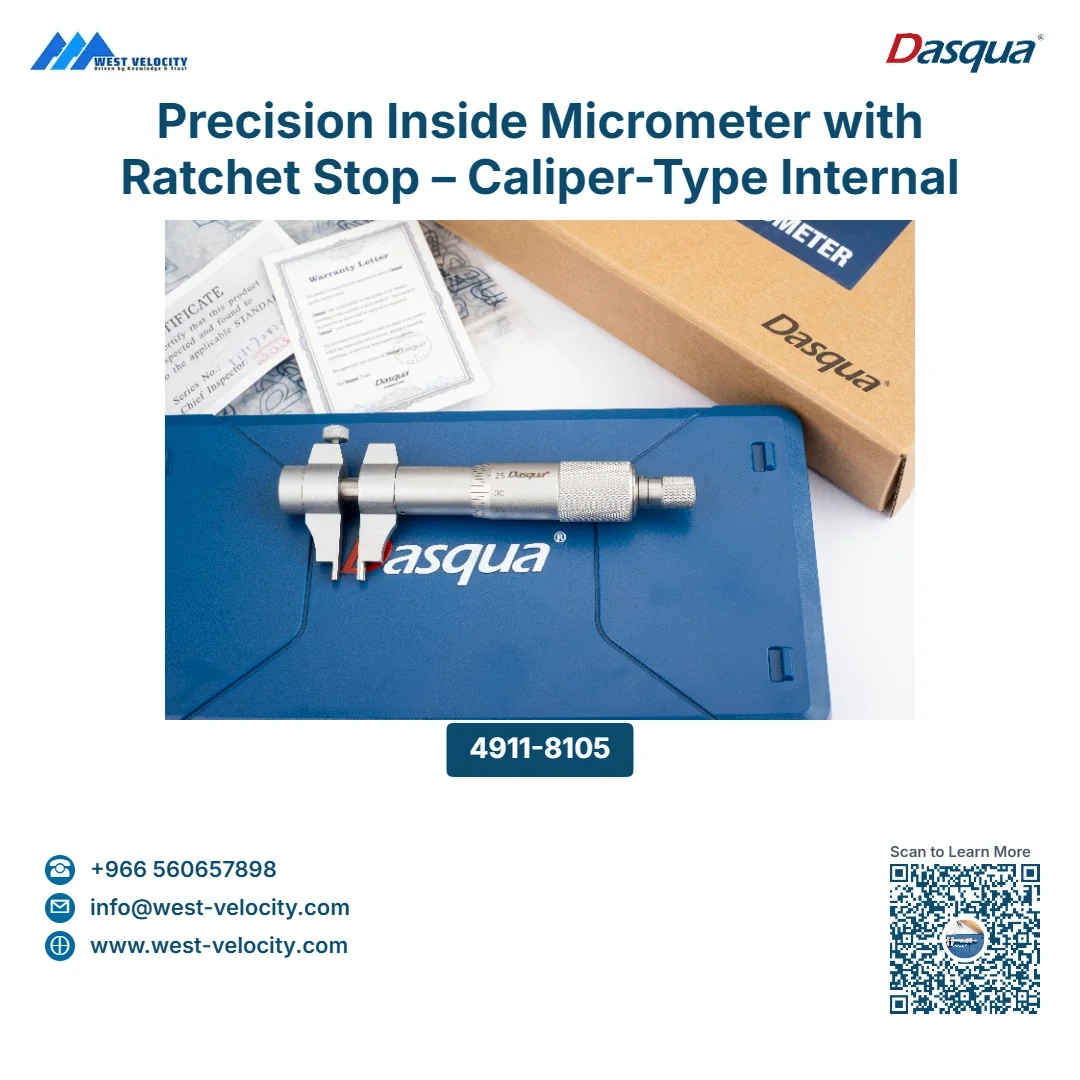 Dasqua Precision Inside Micrometer & Tubular Inside Micrometer Set - Dasqua - SKU: 4911-8105