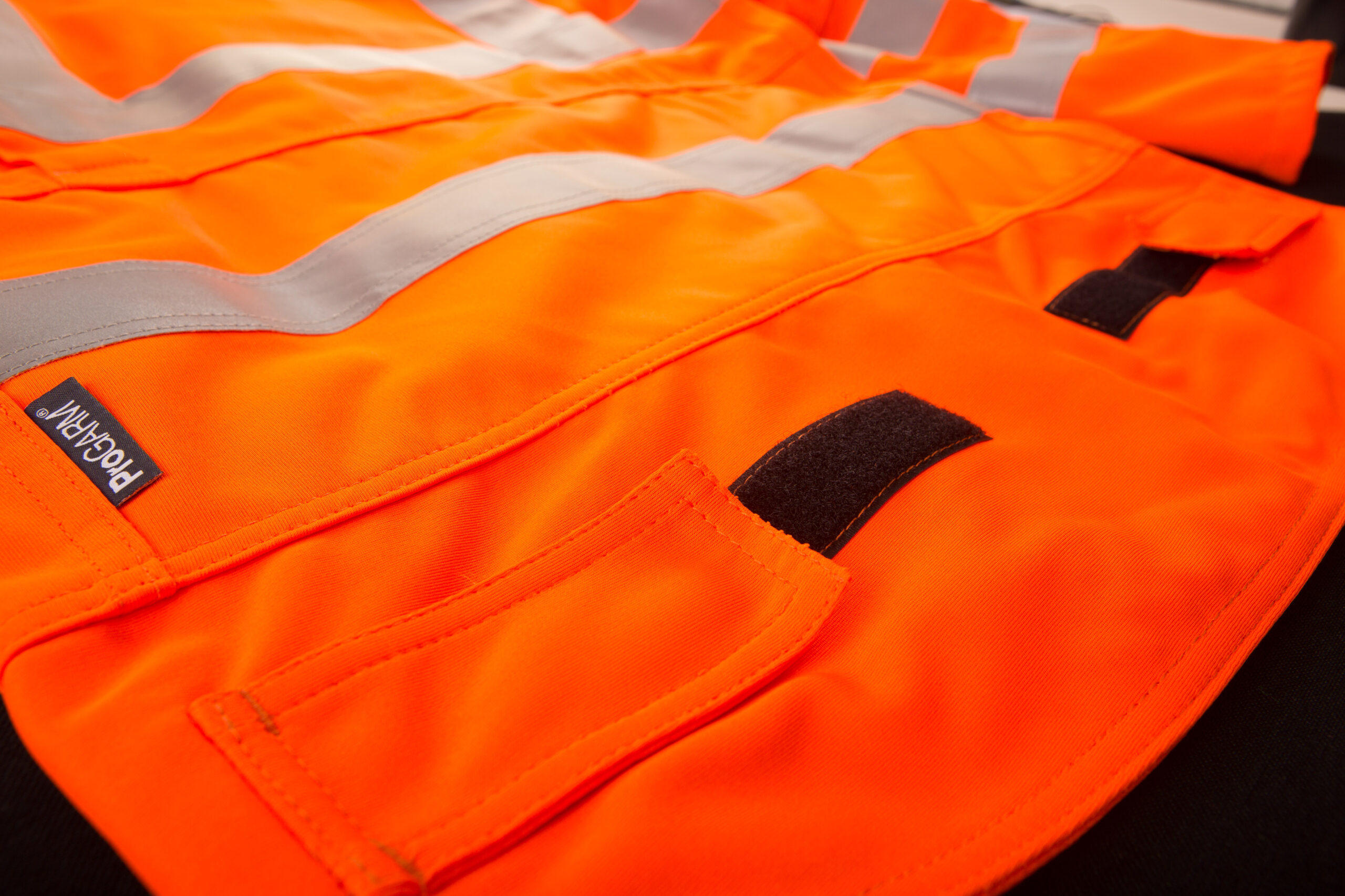 ProGARM 4608 Orange Arc Flash Jacket (8 cal/APC 1) - detail view - ProGARM arc flash clothing Saudi Arabia