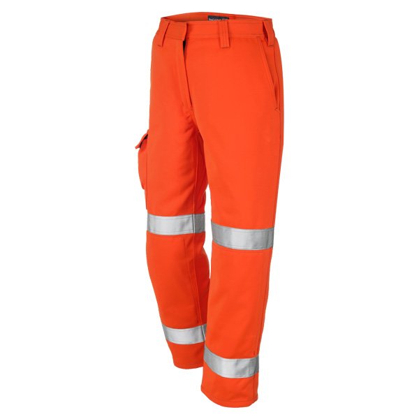 ProGARM 4614 Ladies Orange Arc Flash Trousers (8 cal/APC 1) - front view - ProGARM arc flash clothing Saudi Arabia