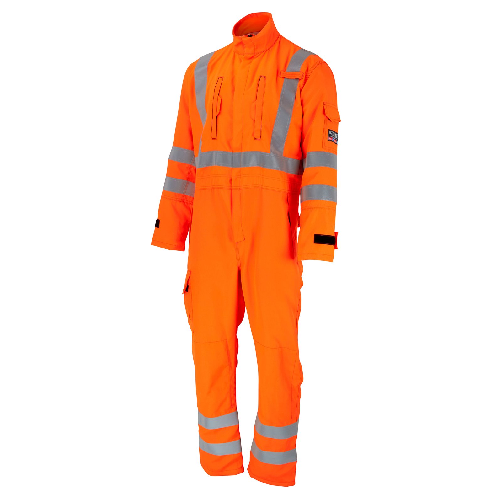 ProGARM 4693 Hi-vis Orange Arc Coverall (6.2 cal/APC 1) - front view - ProGARM arc flash clothing Saudi Arabia
