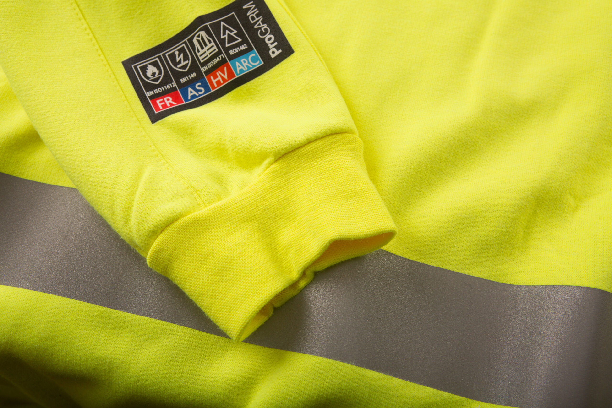 ProGARM 5626 Arc Sweatshirt Arc Rated Sweatshirt (12 cal/APC 1) - detail view - ProGARM arc flash clothing Saudi Arabia