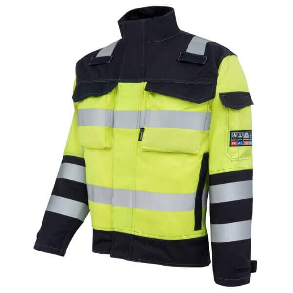 ProGARM 5805 Arc Rated Jacket (9 cal/APC 1) - front view - ProGARM arc flash clothing Saudi Arabia