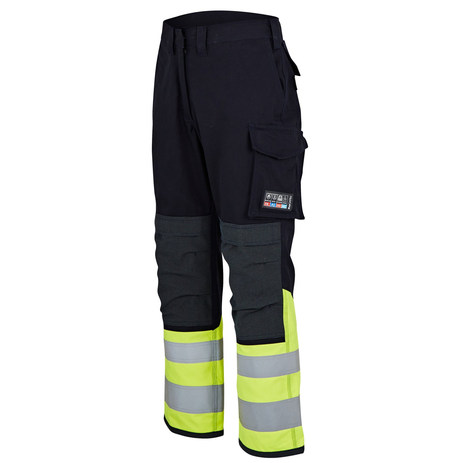 ProGARM 7715 Hi-vis Combat Trouser - front view - ProGARM arc flash clothing Saudi Arabia