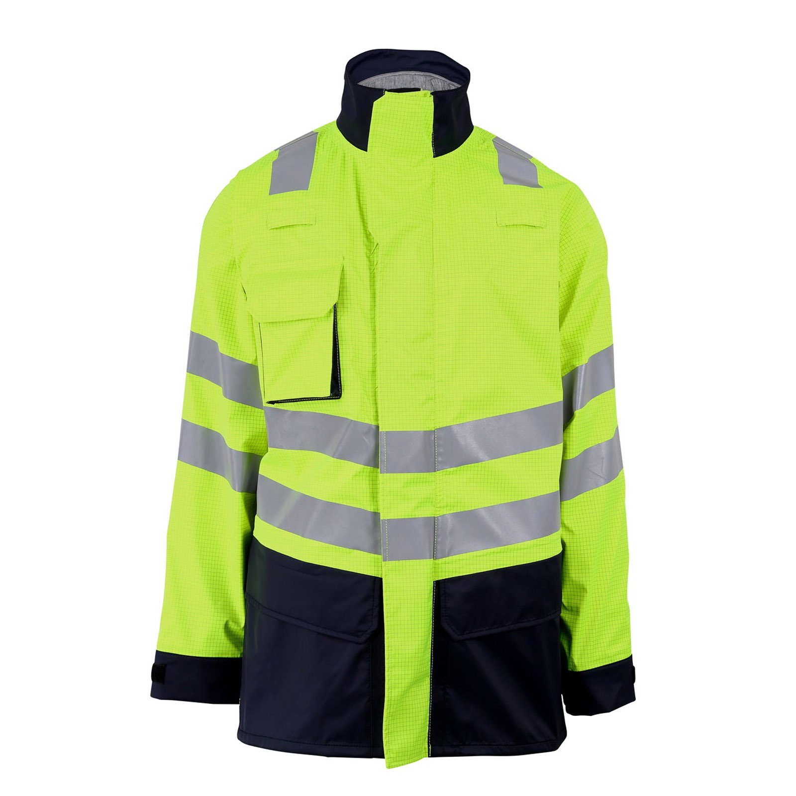 ProGARM 9150 Unlined Waterproof Jacket (9.3 cal/APC 1) - front view - ProGARM arc flash clothing Saudi Arabia