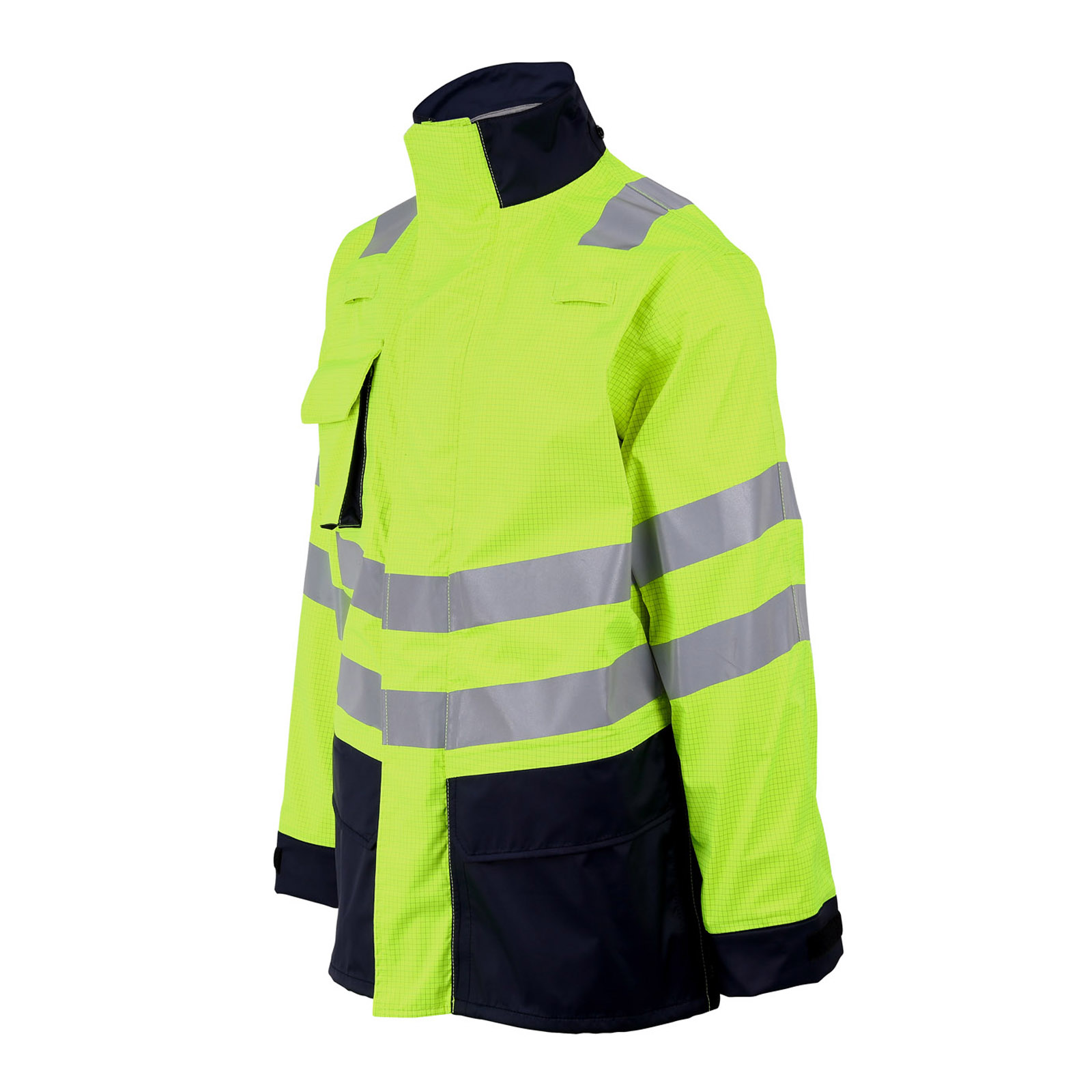 ProGARM 9150 Unlined Waterproof Jacket (9.3 cal/APC 1) - back view - ProGARM arc flash clothing Saudi Arabia