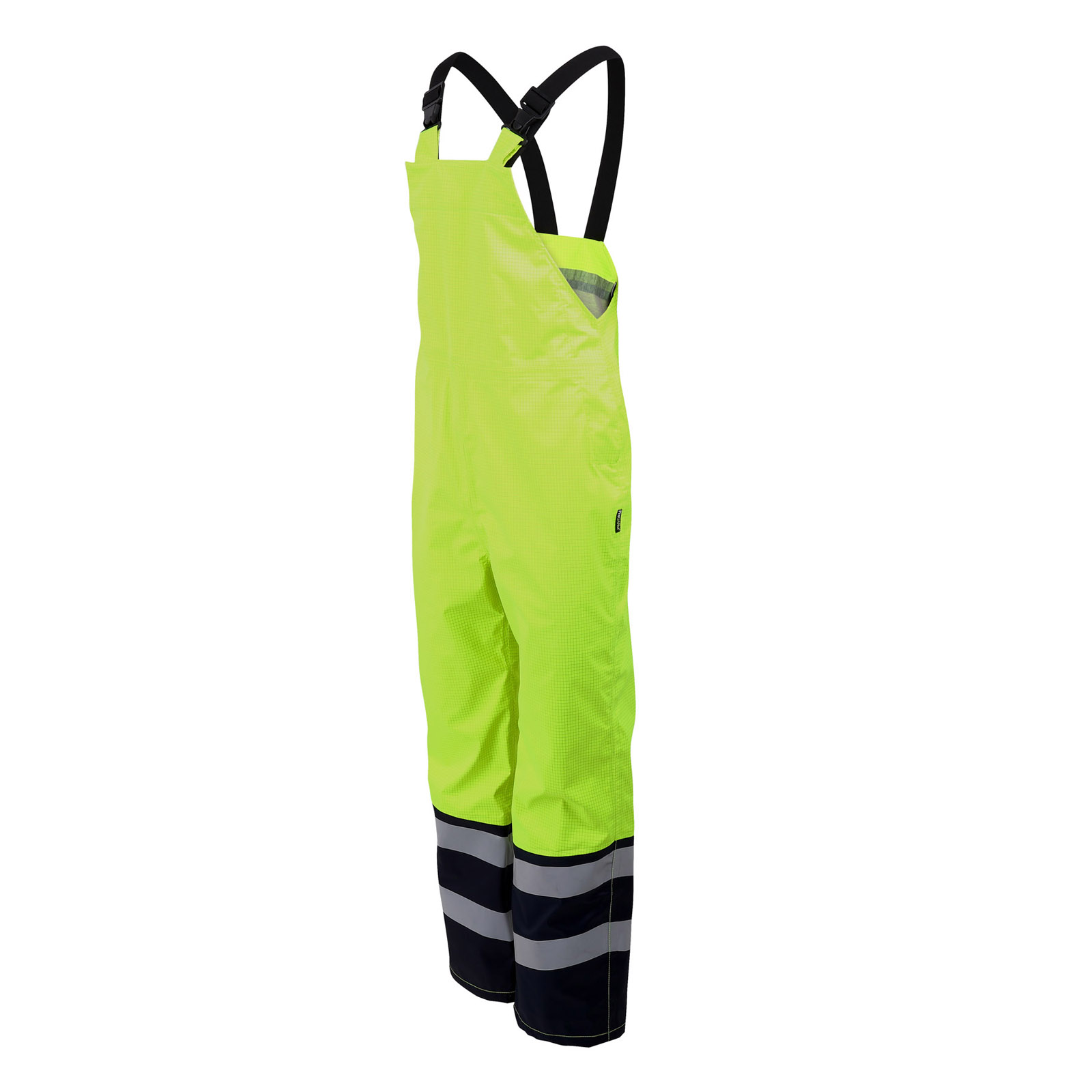 ProGARM 9155 Yellow Unlined Waterproof Dungaree (9.3 cal/APC 1) - back view - ProGARM arc flash clothing Saudi Arabia