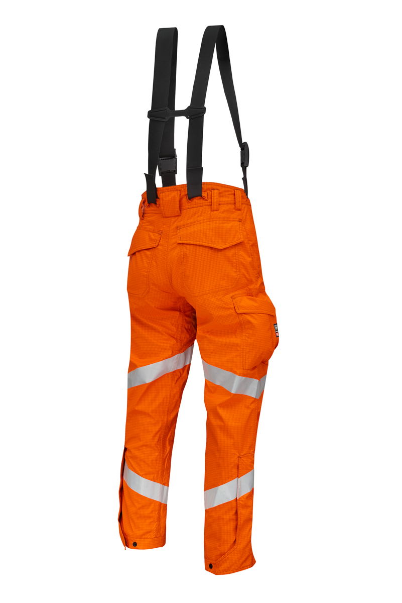 ProGARM 9622 Lightweight Waterproof Arc 2 Trouser (23 cal/APC 2) - back view - ProGARM arc flash clothing Saudi Arabia