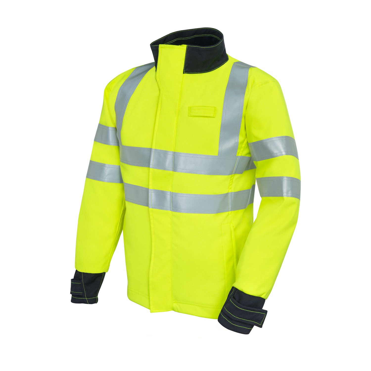 ProGARM 9930 Arc Rated Softshell Jacket (23 cal/APC 2) - front view - ProGARM arc flash clothing Saudi Arabia