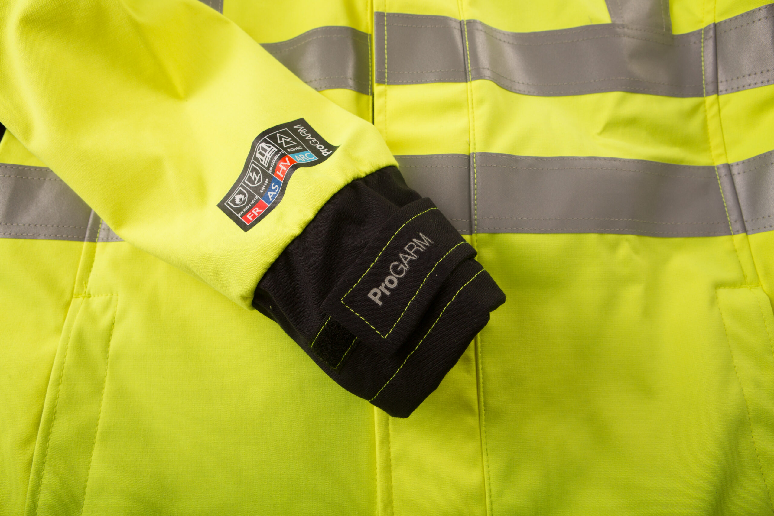 ProGARM 9930 Arc Rated Softshell Jacket (23 cal/APC 2) - back view - ProGARM arc flash clothing Saudi Arabia
