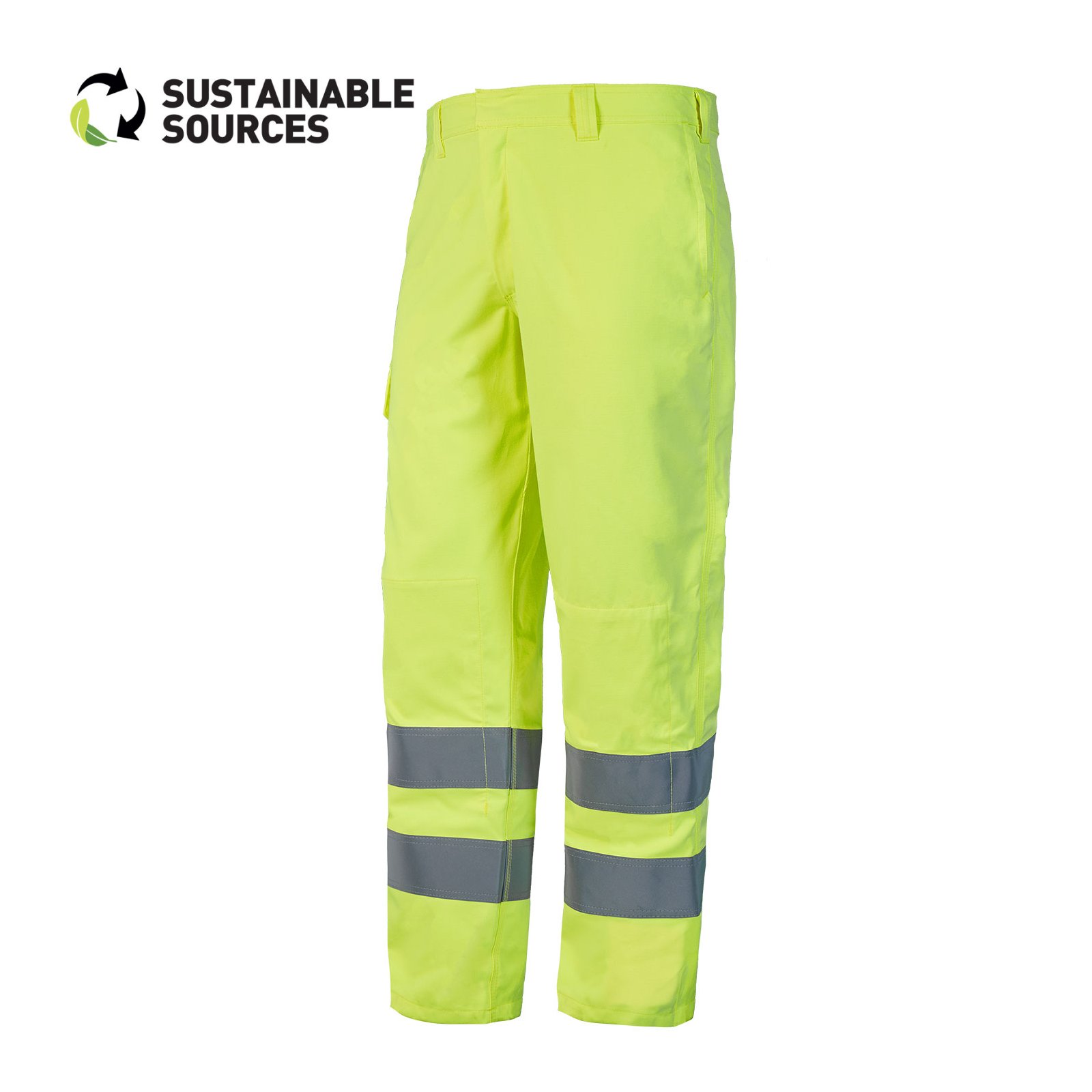 ProGARM TR170F women’s 8 cal arc flash trousers in sustainable yellow high-visibility fabric