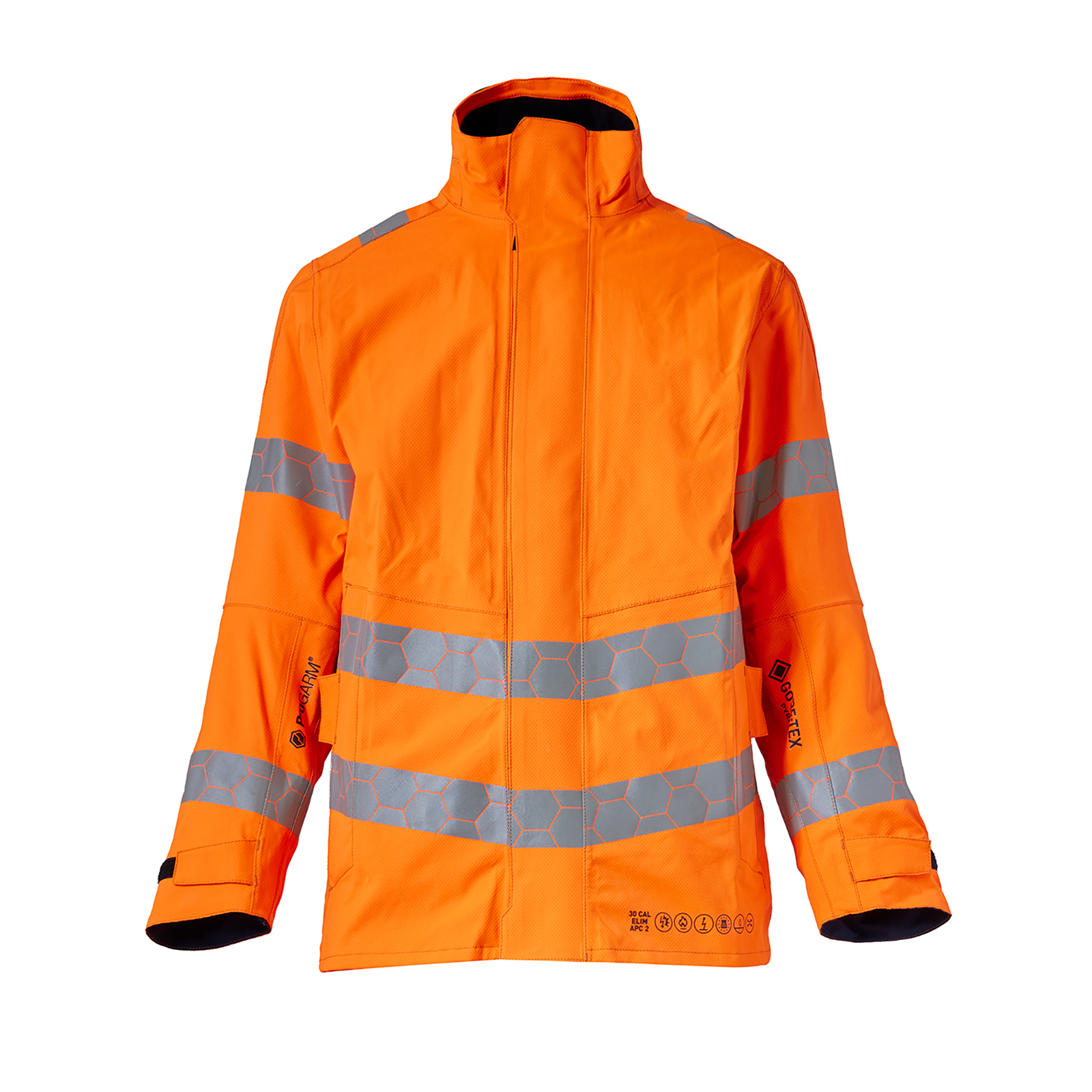ProGARM WJ240M Orange GORE-TEX PYRAD Stretch Jacket for men, 30 cal/APC 2 arc flash protection