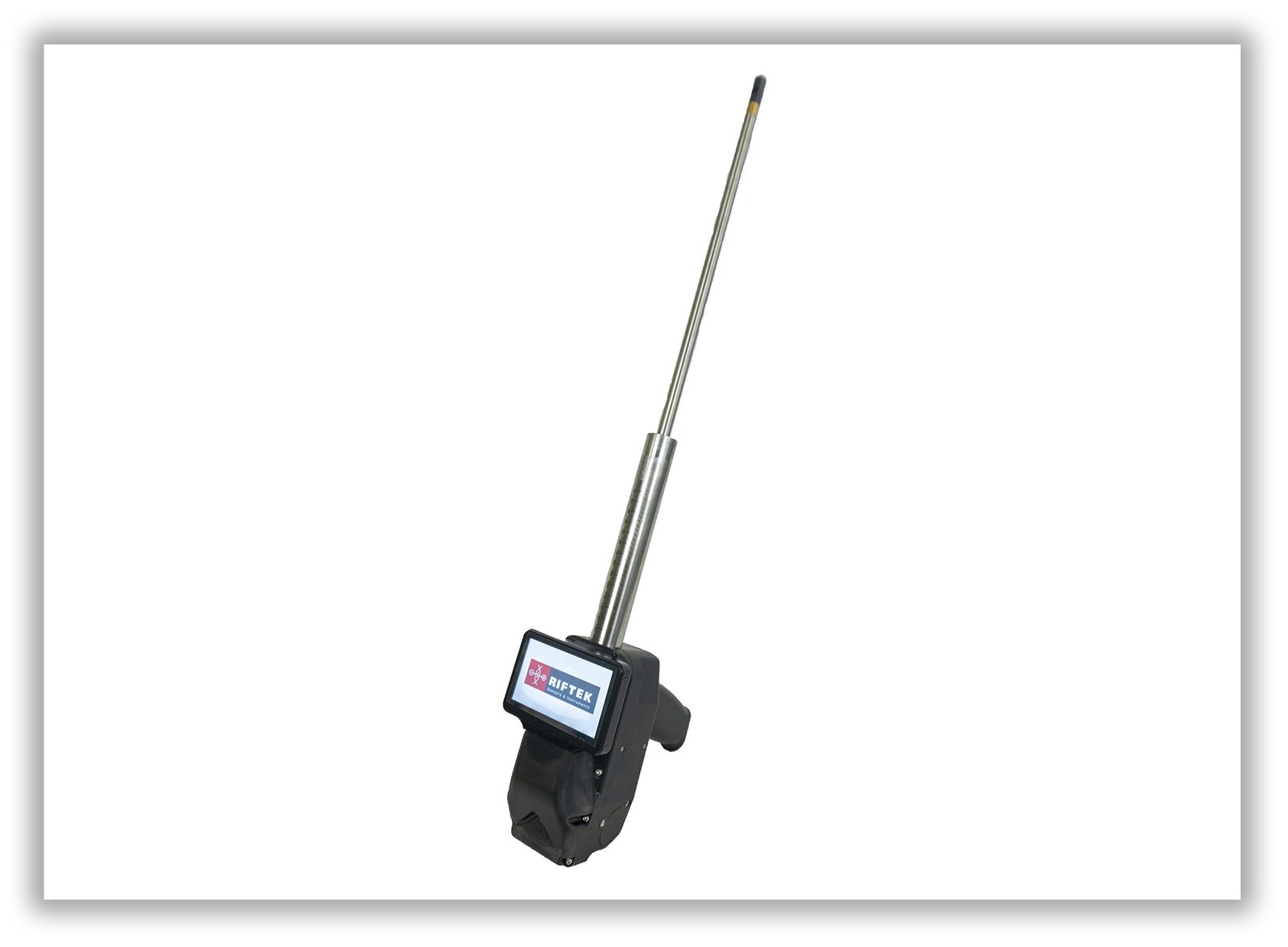 RIFTEK Handheld Inner Diameter Measuring Gauge — detail close-up — RIFTEK — Laser Measurement Systems