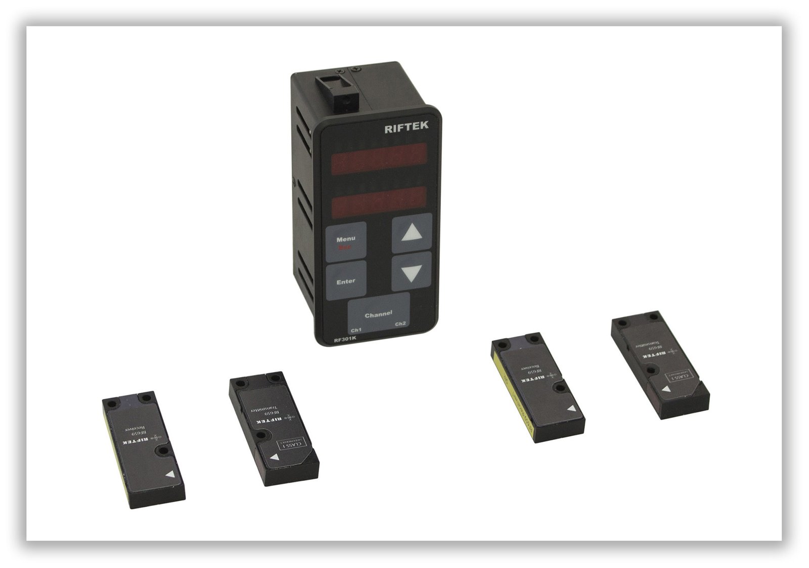 RIFTEK RF659 Edge Sensor — detail close-up — RIFTEK — Laser Sensors & Micrometers