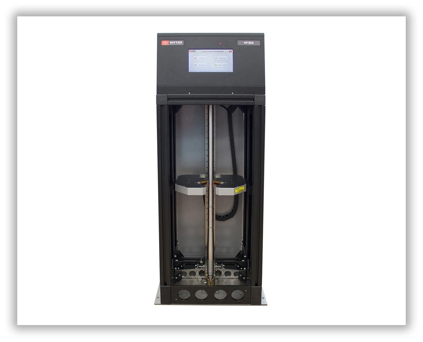 RIFTEK Shaft Geometry Measurement Machine — detail close-up — RIFTEK — Laser Measurement Systems