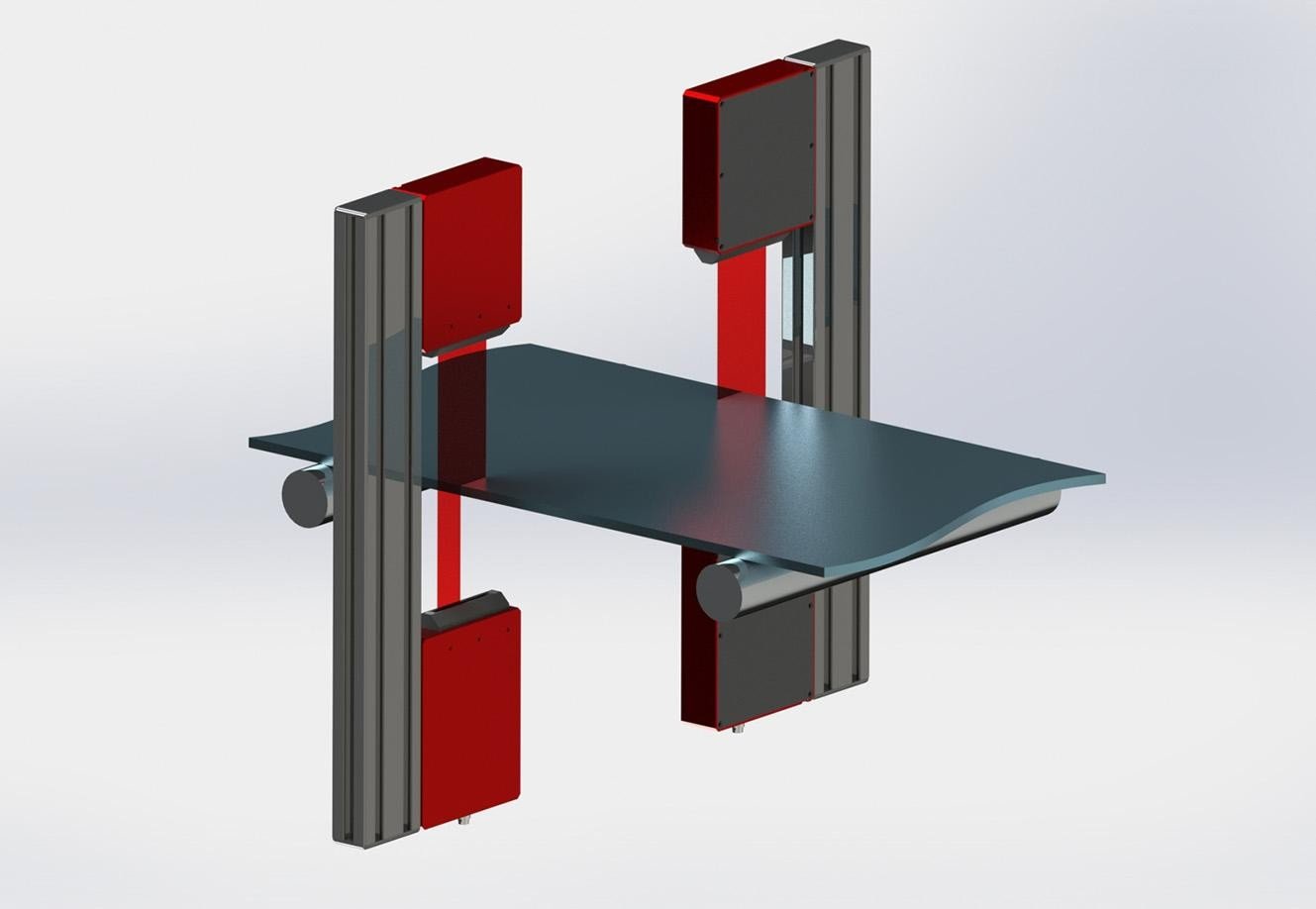 RIFTEK Width Measurement System — detail close-up — RIFTEK — Laser Measurement Systems