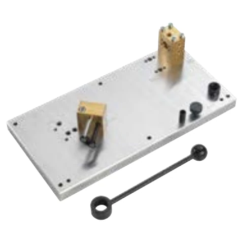 ABICOR BINZEL ROBO WH alignment jig for welding torch, metal holder with adjustable clamps, product code WH W 600