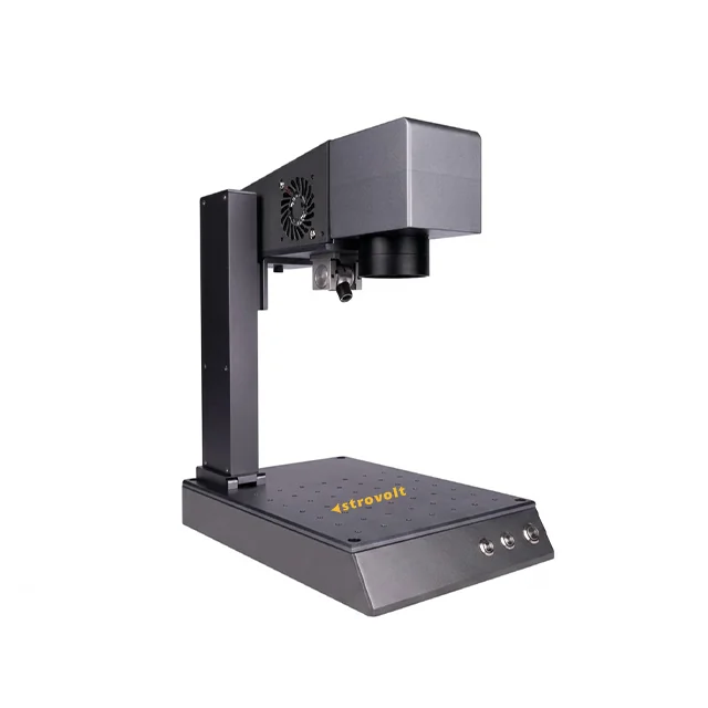 STROVOLT 10W Dual Red Light Positioning Mini Portable Desktop Precision Metal Laser Marking Machine — side view — STROVOLT — Portable Marking Machines — Saudi Arabia
