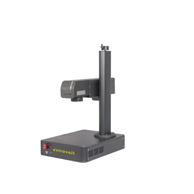 STROVOLT 20W Desktop Mini Fiber Laser Marking Engraving Machine for Metal and PVC — front view — STROVOLT — Laser Marking Machines — Saudi Arabia