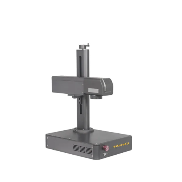 STROVOLT 20W Desktop Mini Fiber Laser Marking Engraving Machine for Metal and PVC — side view — STROVOLT — Laser Marking Machines — Saudi Arabia
