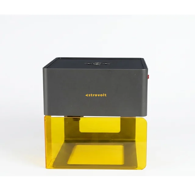 STROVOLT 3W Portable Mini Desktop Laser Engraving and Cutting Machine for Wood, Leather, Plastics — front view — STROVOLT — Portable Marking Machines — Saudi Arabia