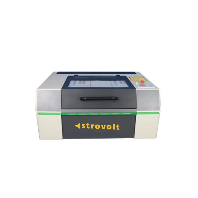 STROVOLT 50W/60W/80W/100W Acrylic Advertising Small CO2 Laser Engraving Cutting Machine — front view — STROVOLT — Laser Cutting Machines — Saudi Arabia