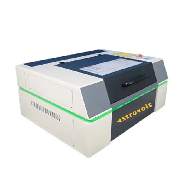 STROVOLT 50W/60W/80W/100W Acrylic Advertising Small CO2 Laser Engraving Cutting Machine — side view — STROVOLT — Laser Cutting Machines — Saudi Arabia