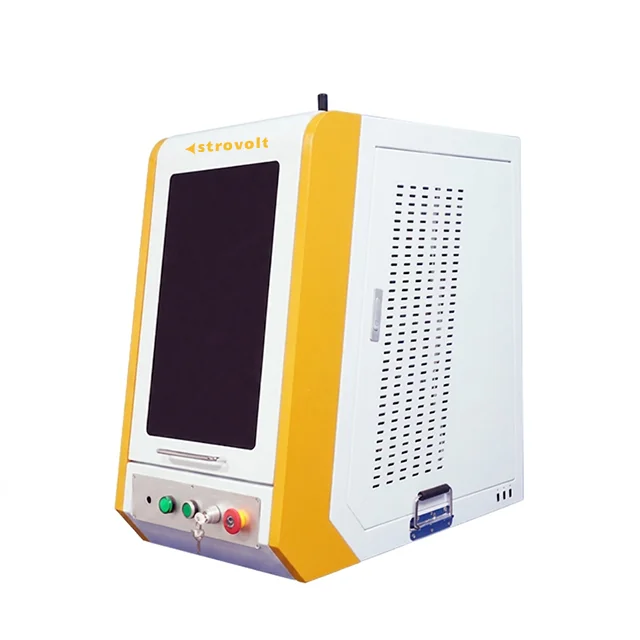 STROVOLT 5W Desktop 3D UV Laser Engraving Machine for Crystal Glass Acrylic Inner Marking — side view — STROVOLT — Laser Marking Machines — Saudi Arabia