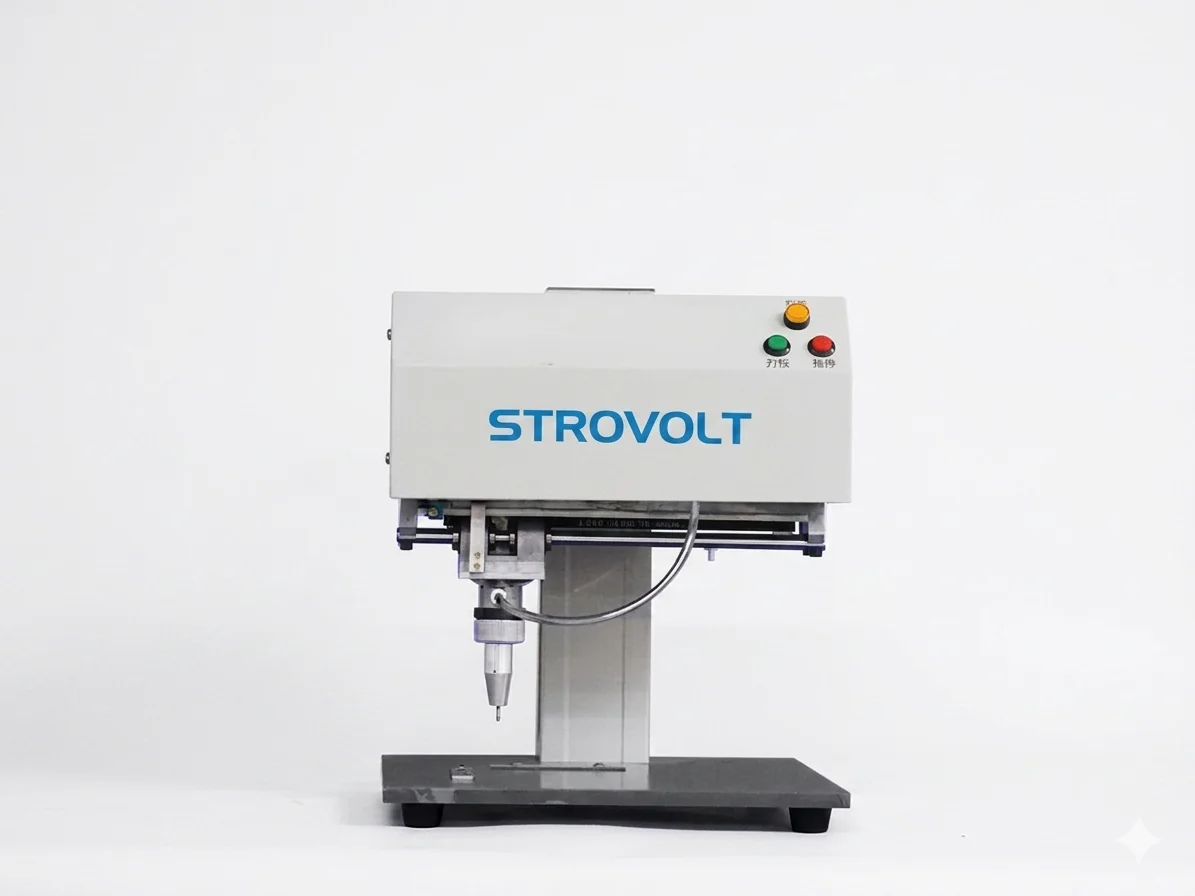STROVOLT Desktop Dot Peen Matrix Nameplate Metal Marking Engraving Machine - STROVOLT - SKU: STV-PM-009