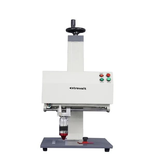 STROVOLT Desktop Electric Metal Nameplate Marking Machine for Industrial Applications — side view — STROVOLT — Table Top Marking Machines — Saudi Arabia