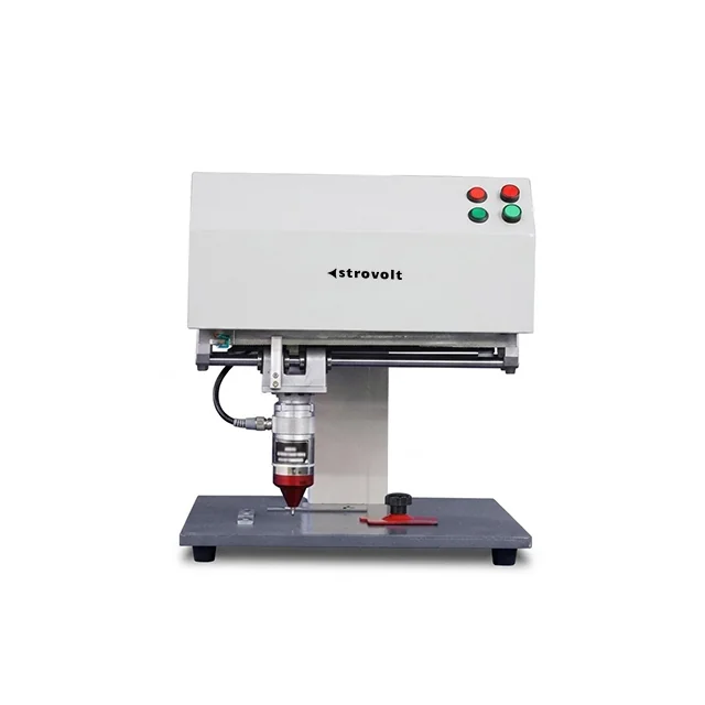 STROVOLT Desktop Electric Metal Nameplate Marking Machine for Industrial Applications — side view — STROVOLT — Pneumatic Marking Machines — Saudi Arabia