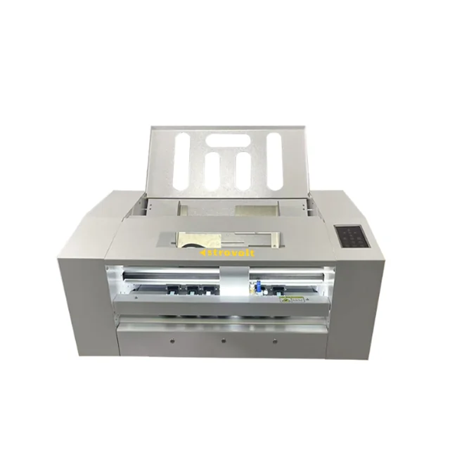 STROVOLT Desktop Fully Automatic Servo Dual-Head Die Cutting Machine for Custom Labels — side view — STROVOLT — Laser Cutting Machines — Saudi Arabia