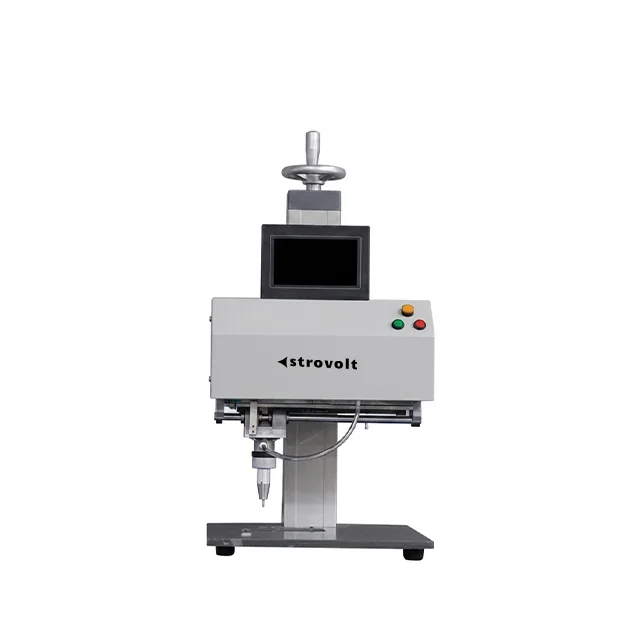 STROVOLT Desktop Smart Touch Integrated Metal Dot Peen Pneumatic Marking Machine — side view — STROVOLT — Pneumatic Marking Machines — Saudi Arabia