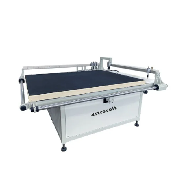 STROVOLT Double Bridge Manual Glass Cutting Machine for High-Precision Straight Line Cutting — front view — STROVOLT — Laser Cutting Machines — Saudi Arabia
