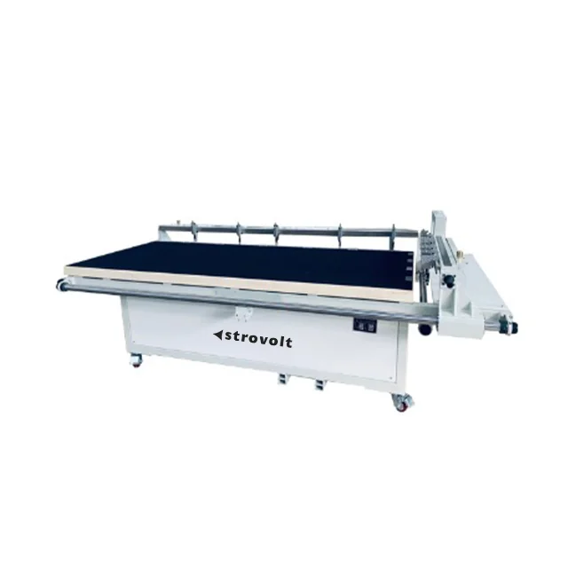 STROVOLT Double Bridge Manual Glass Cutting Machine for High-Precision Straight Line Cutting — side view — STROVOLT — Laser Cutting Machines — Saudi Arabia