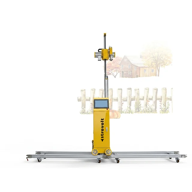 STROVOLT Dual-Head High-Speed Wall Painting Printer with LCD Control for Industrial Applications — front view — STROVOLT — Marking Machine Accessories — Saudi Arabia