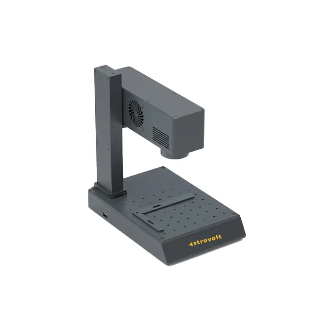 STROVOLT Dual-Light Rotatable Automatic Compact Metal Laser Engraving Machine — side view — STROVOLT — Portable Marking Machines — Saudi Arabia
