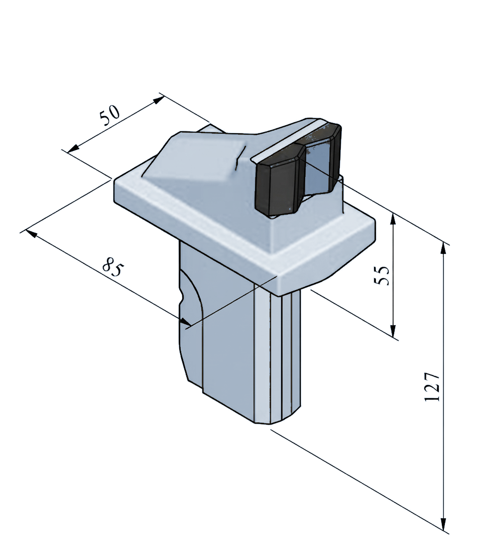 STROVOLT DW009 Diaphragm Wall Cutter Tooth with durable tungsten carbide tip for deep excavation