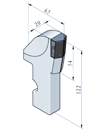 STROVOLT DW010 Diaphragm Wall Cutter Tooth with durable carbide tip for deep excavation