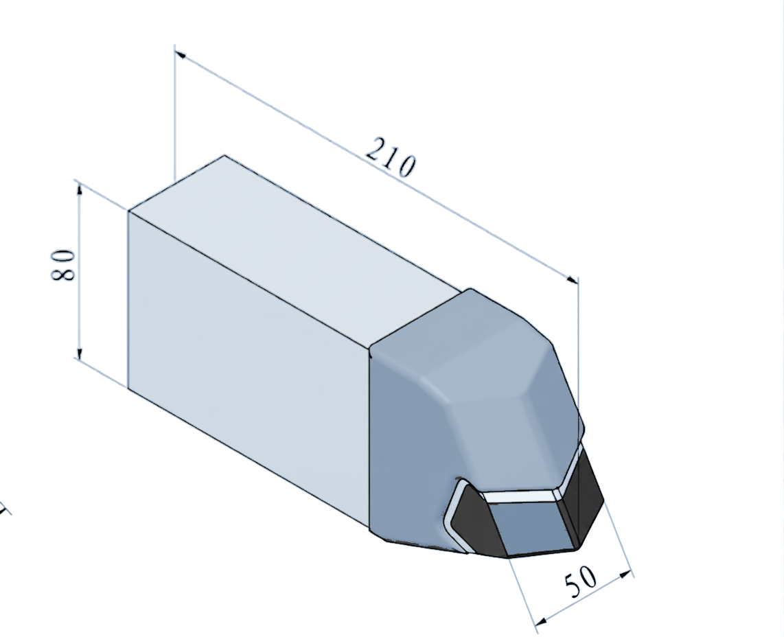 STROVOLT DT006 rotary drilling tooth with durable carbide tip for heavy-duty excavation