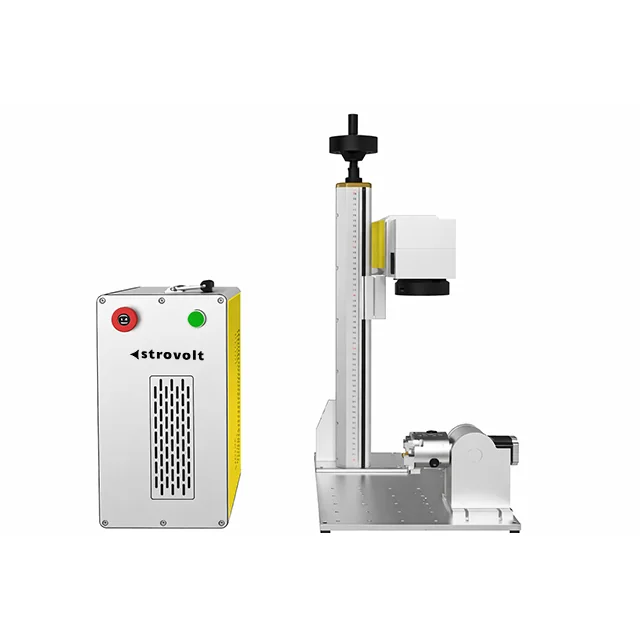 STROVOLT Fiber Laser Ring Jewelry Engraving Marking Machine for Metal and Non-Metallic Materials — side view — STROVOLT — Laser Marking Machines — Saudi Arabia