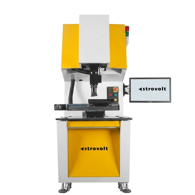 STROVOLT Fiber Laser Scribing Machine for Solar Cell Cutting and Scribing — front view — STROVOLT — Laser Marking Machines — Saudi Arabia