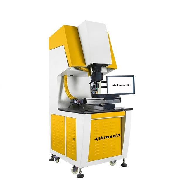 STROVOLT Fiber Laser Scribing Machine for Solar Cell Cutting and Scribing — side view — STROVOLT — Laser Marking Machines — Saudi Arabia