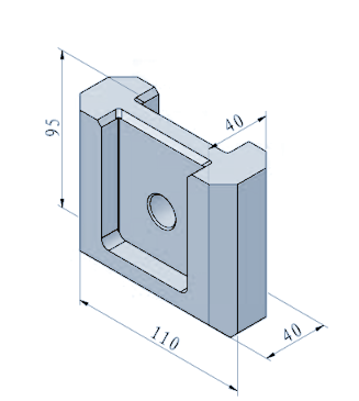 STROVOLT CT019 weld-on electrode holder for casing tools, durable steel construction with secure grip