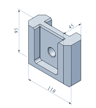 STROVOLT CT020 weld-on electrode holder for casing tools, durable heavy-duty design for secure welding